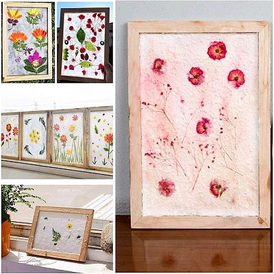 Wooden Paper Making DIY-WH0171-49D-1