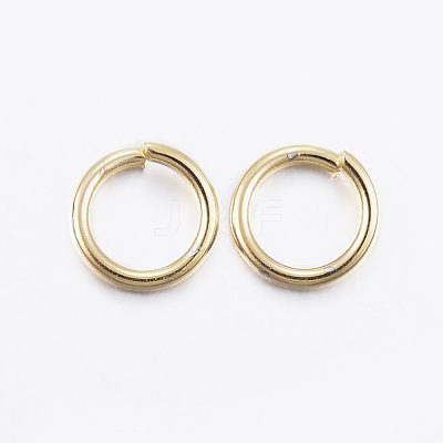 304 Stainless Steel Open Jump Rings X-STAS-L187-4x0.8mm-G-1