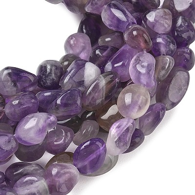 Natural Amethyst Beads Strands G-C286-A30-1