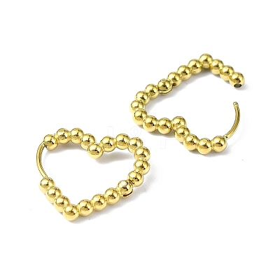 Ion Plating(IP) Real 18K Gold Plated 316 Stainless Steel Hoop Earrings EJEW-L267-005G-02-1