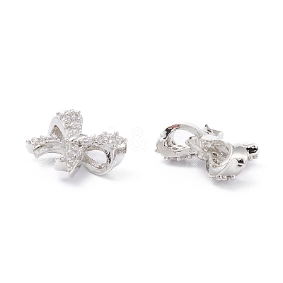Rack Plating Brass Micro Pave Cubic Zirconia Charms ZIRC-C026-02P-1