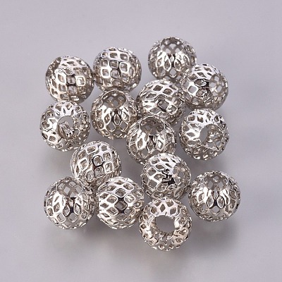 Brass European Beads KK-C2990-N-1