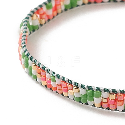 Handmade Japanese Seed Braided Bead Bracelets BJEW-MZ00020-01-1