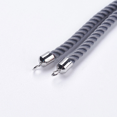 Nylon Twisted Cord Bracelet Making MAK-F018-07P-RS-1