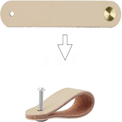 12 Sets Leather Handle DIY-GF0004-65H-1