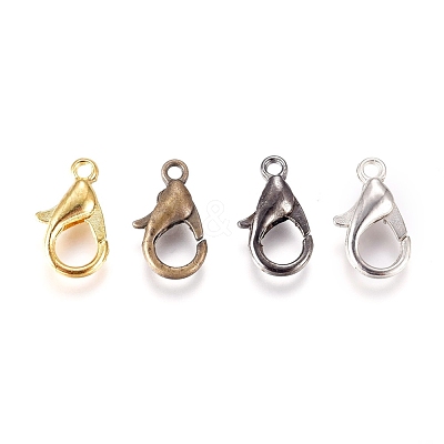 Zinc Alloy Lobster Claw Clasps X-E102-M-1
