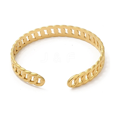 Ion Plating(IP) 304 Stainless Steel Bangles BJEW-L682-005G-1