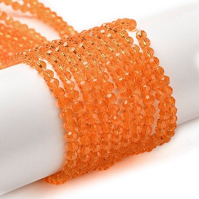 Transparent Glass Beads Strands EGLA-A035-T3mm-D05-1