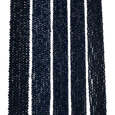 Opaque Solid Color Imitation Jade Glass Beads Strands EGLA-A044-P1mm-D16-1