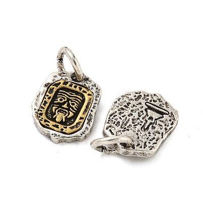 Long-Lasting Plated Brass Pendants KK-K387-01C-AS-1