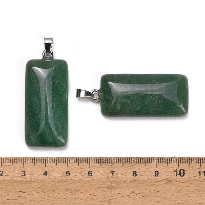 Natural Green Aventurine Pendants GG-CBAA0EE-01P-03-1
