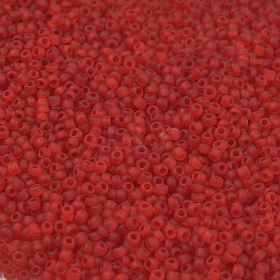 12/0 Frosted Round Glass Seed Beads X-SEED-A008-2mm-M5-1