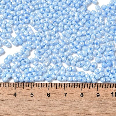 Opaque Colours Luster Glass Seed Beads X1-SEED-B001-01A-07-1