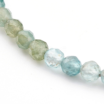 Natural Apatite Beaded Bracelets BJEW-JB05936-1