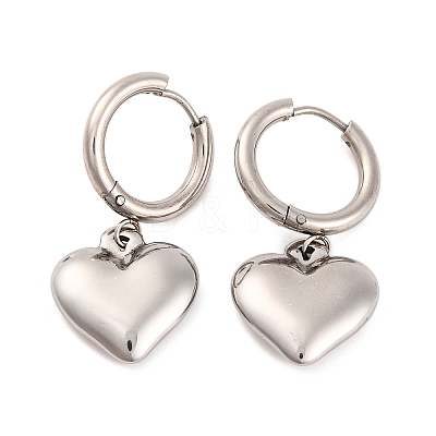 Non-Tarnish 304 Stainless Steel Hoop Earrings for Women EJEW-Z057-14P-02-1