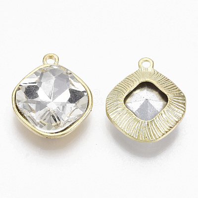 Golden Plated Alloy Pendants X-PALLOY-N154-03E-1