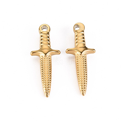 304 Stainless Steel Pendants STAS-S116-159G-1