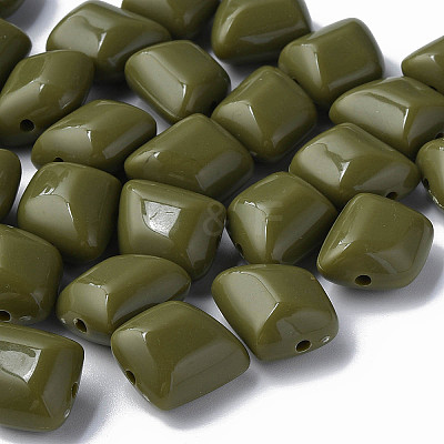 Opaque Acrylic Beads MACR-S373-15A-A11-1