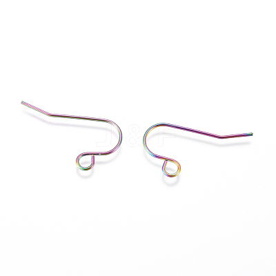 Ion Plating(IP) 304 Stainless Steel Earring Hooks STAS-F241-03-M-1