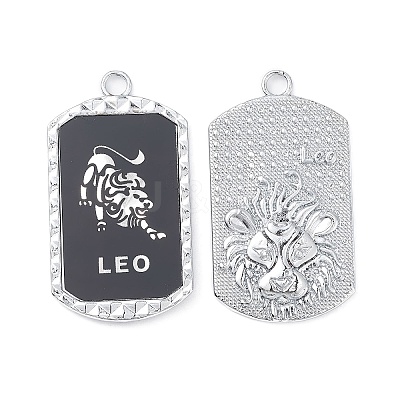 Alloy Twelve Constellations Series Big Pendants PALLOY-O107-01P-02-1
