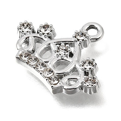UV Plating Alloy Crystal Rhinestone Pendants RB-CBAD37D-16P-1