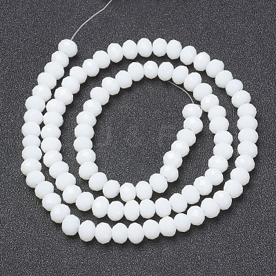 Opaque Solid Color Glass Beads Strands LS-EGLA-A034-P4mm-D01-1