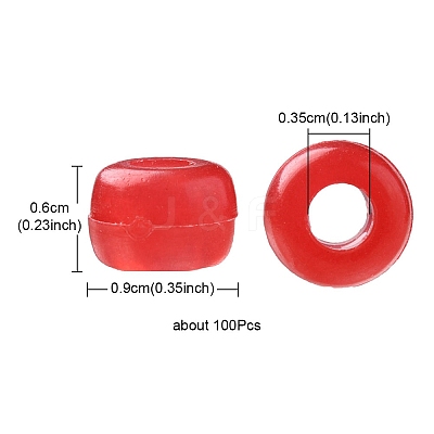 Plastic Beads KY-YW0001-34-1