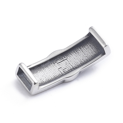 Retro 304 Stainless Steel Slide Charms/Slider Beads STAS-L243-024AS-1