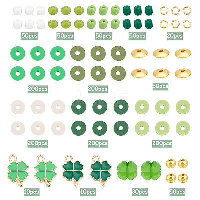 DIY Saint Patrick's Day Jewelry Making Finding Kit DIY-SC0023-84-1