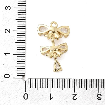 Brass Micro Pave Cubic Zirconia Pendants KK-A275-18D-G-1