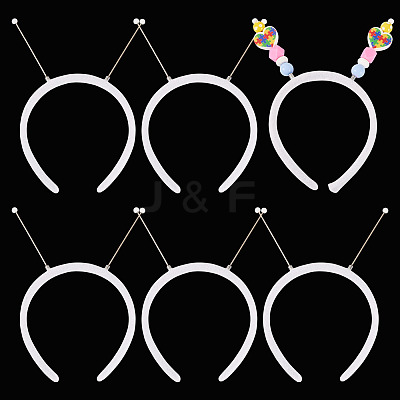 Cloth and Plastic Hair Bands OHAR-TAC0020-01G-1