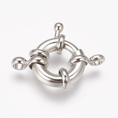 Brass Spring Ring Clasps KK39-1