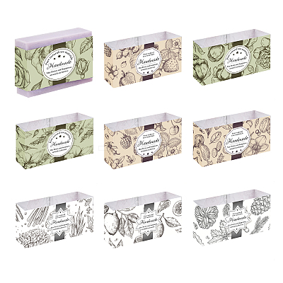 90Pcs 9 Style Handmade Soap Paper Tag DIY-PH0005-62-1