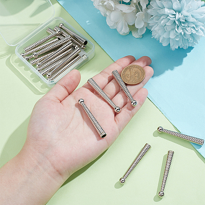 20Pcs Alloy Cord Ends FIND-NB0005-35P-1