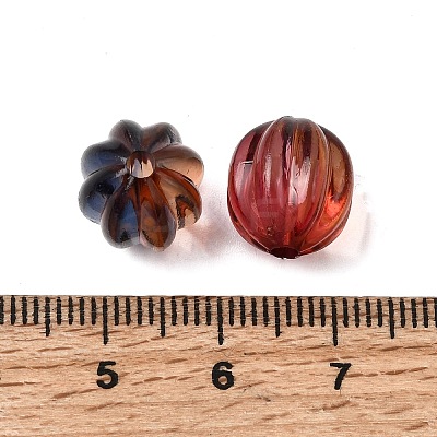 Two Tone Transparent Acrylic Beads TACR-C002-02-1