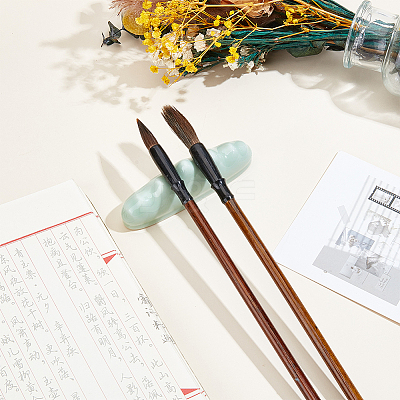 Porcelain Chinese Calligraphy Brush Pen Holder AJEW-WH20020-512B-01-1