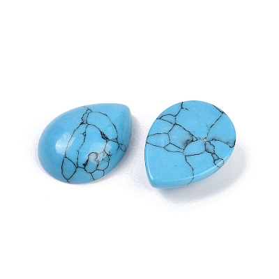 Dyed Synthetic Turquoise Cabochons G-H094-01A-20-1