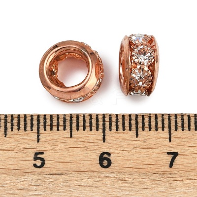 Brass Rhinestone Beads KK-U071-02C-01RG-1