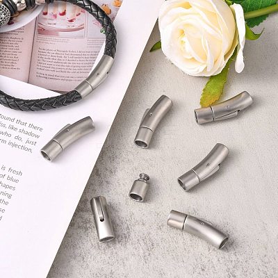 Tarnish Resistant 304 Stainless Steel Bayonet Clasps STAS-F131-22P-1