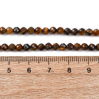 Natural Tiger Eye Beads Strands G-B190-B03-4mm-1