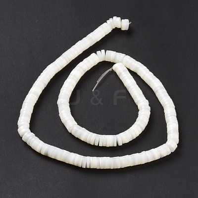 Natural Trochid Shell/Trochus Shell Beads Strands SSHEL-L016-13E-1