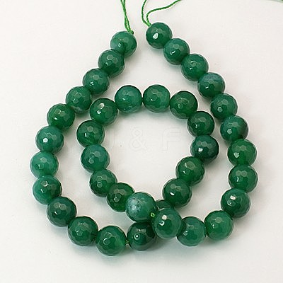 Natural Agate Beads Strands G-E054-8mm-16-1