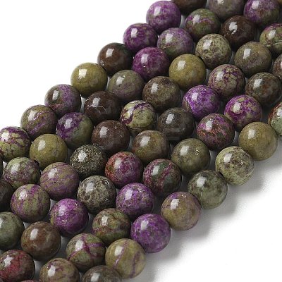 Natural Atlantisite Stichtite Beads Strands G-C168-A01-02-1