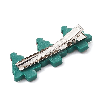 Christmas Theme Resin Alligator Hair Clips PHAR-JH00113-1