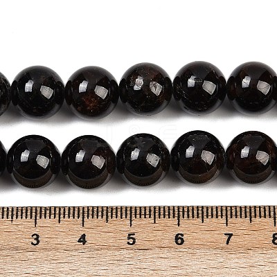 Natural Garnet Bead Strands G-P217-33-11mm-01-1