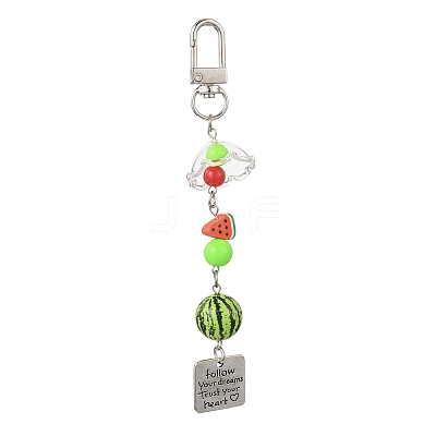 Handmade Polymer Clay & Acrylic & Resin & Glass Pendant Decorations KEYC-FS00037-07-1