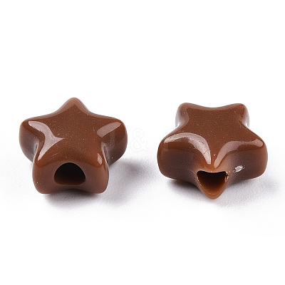 Opaque Acrylic Beads X-MACR-T047-01-01-1