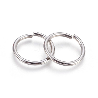 Tarnish Resistant 304 Stainless Steel Saw Cut Open Jump Rings STAS-P212-25P-08-1