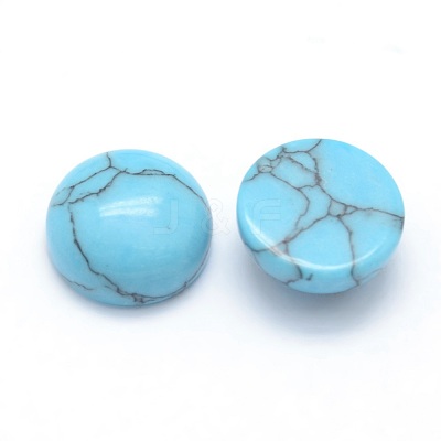 Synthetic Turquoise Cabochons G-P393-R13-10MM-1