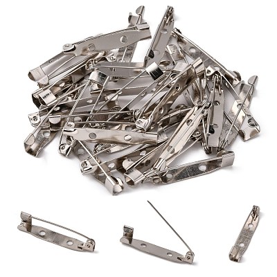 Iron Brooch Findings IFIN-S525-32mm-1